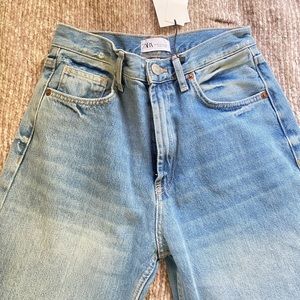 High Rise Wide Leg Zara Jeans